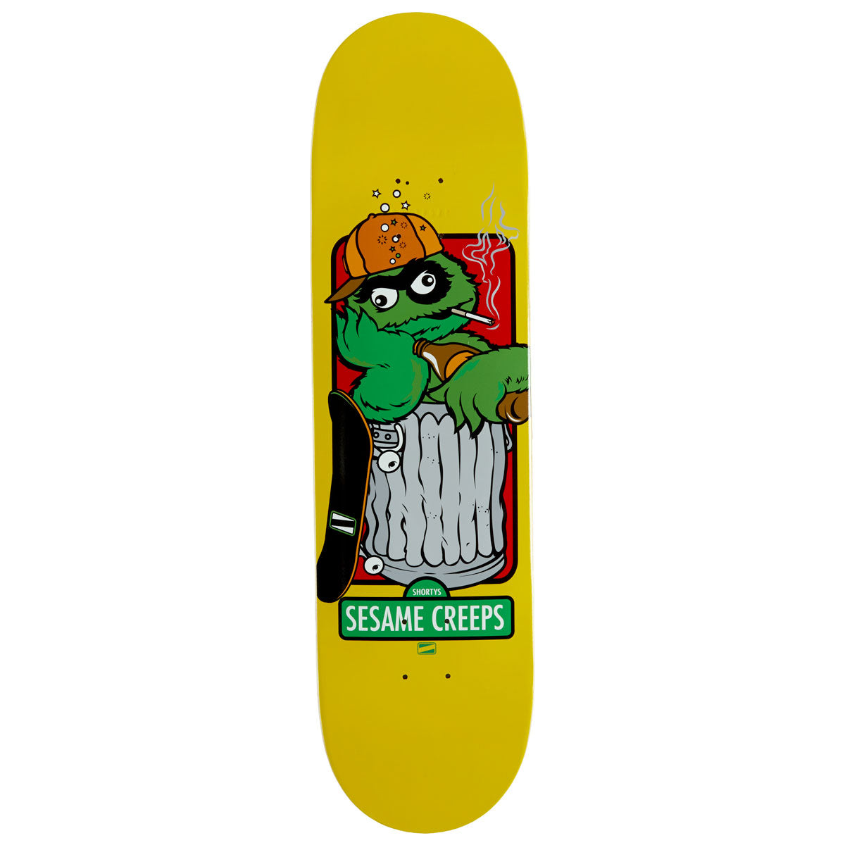 Shorty's Sesame Creeps Totally Trashed Skateboard Deck - 8.375
