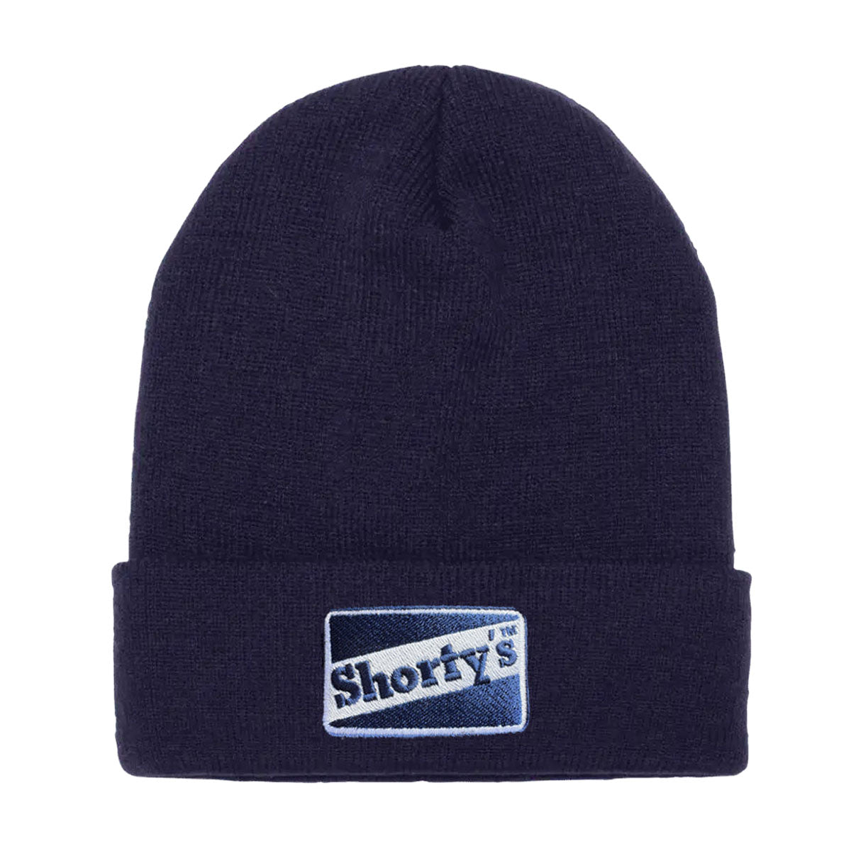 Shorty's OG Logo Cuffed Beanie - Navy/Navy image 1