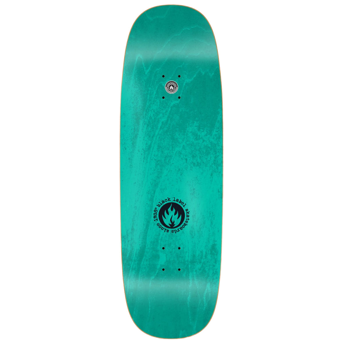 Black Label Thumbhead Torn Jumbotron Skateboard Complete - Assorted Stains - 10.00