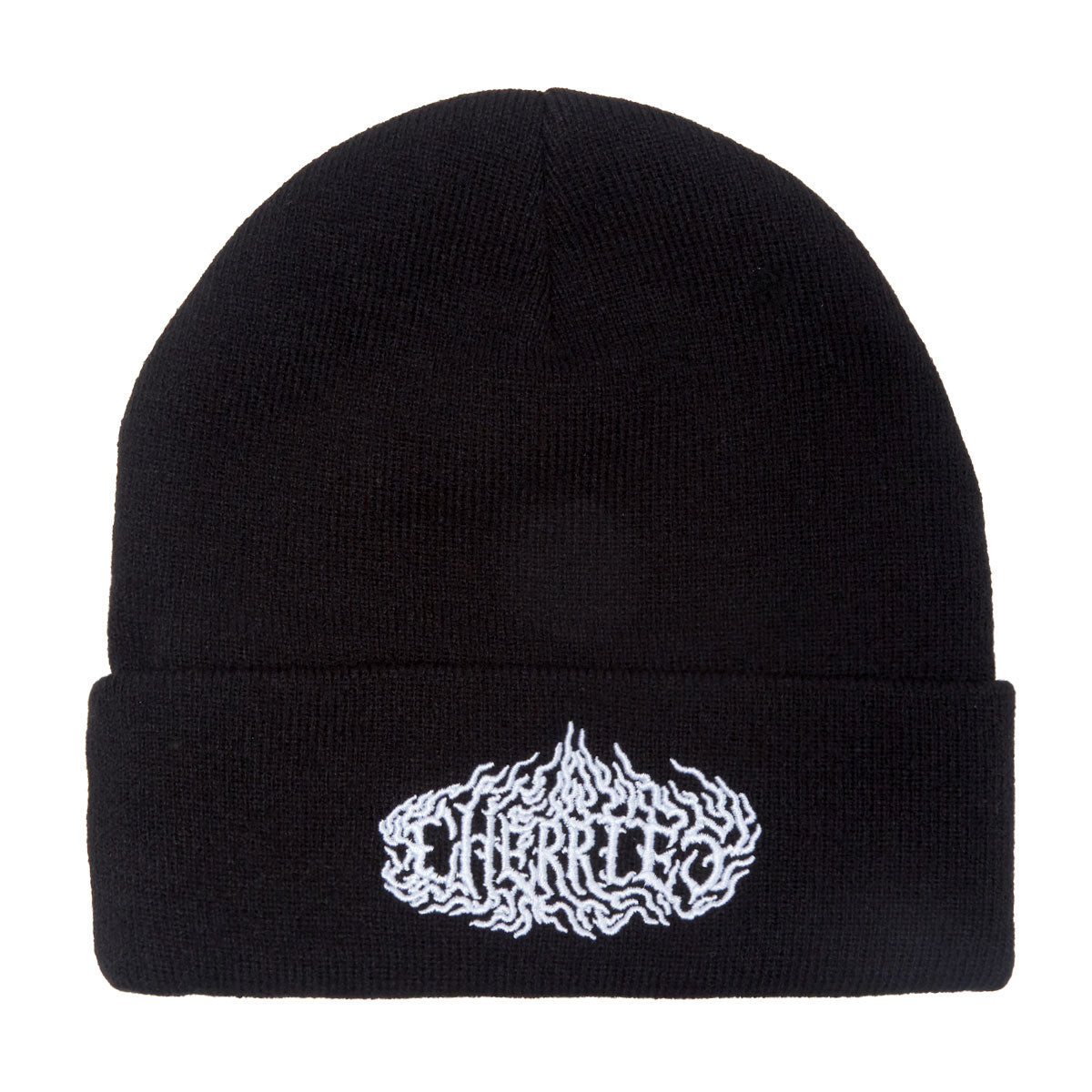 Cherries Flame Beanie - Black image 1