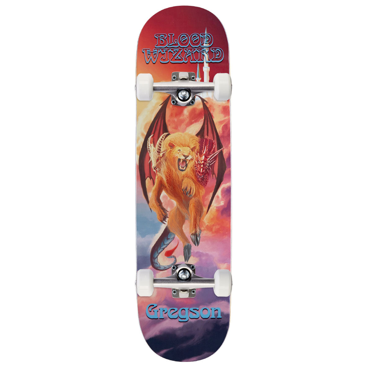 Blood Wizard Mythical Beings Gregson Majestic Skateboard Complete - 8.60