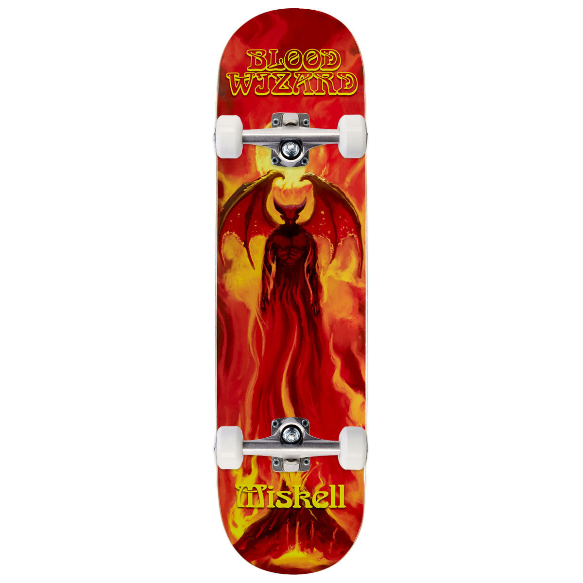 Blood Wizard Mythical Beings Miskell Abyss Skateboard Complete - 8.38