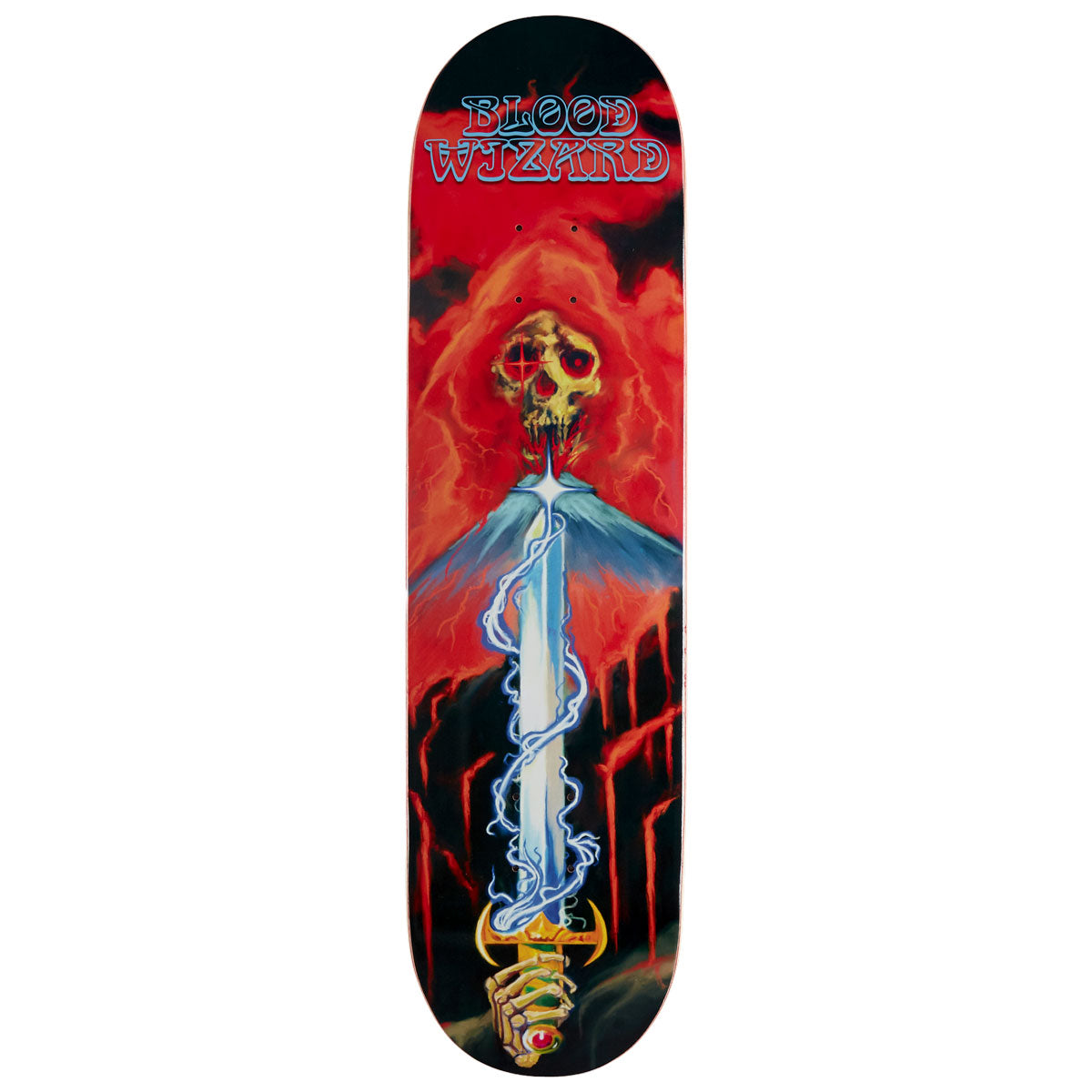 Blood Wizard Mythical Beings Vulcan Skateboard Deck - 8.25