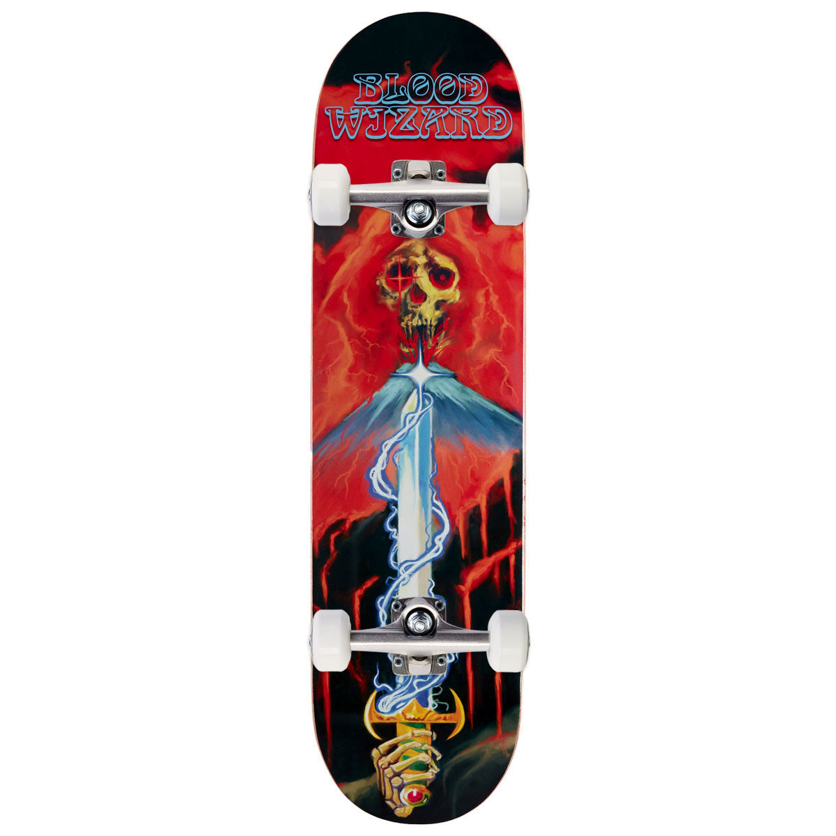 Blood Wizard Mythical Beings Vulcan Skateboard Complete - 8.25
