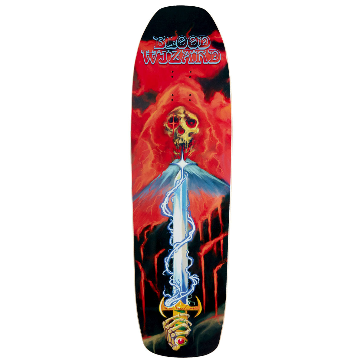 Blood Wizard Mythical Beings Vulcan Sicle Skateboard Deck - 9.25