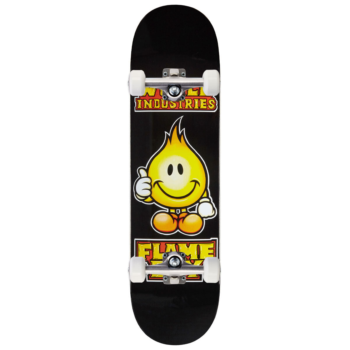 World Industries Solid Gold Flame Boy Skateboard Complete - 8.00