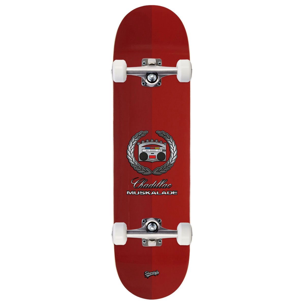 Shorty's Muskalade Skateboard Complete - Red - 8.25