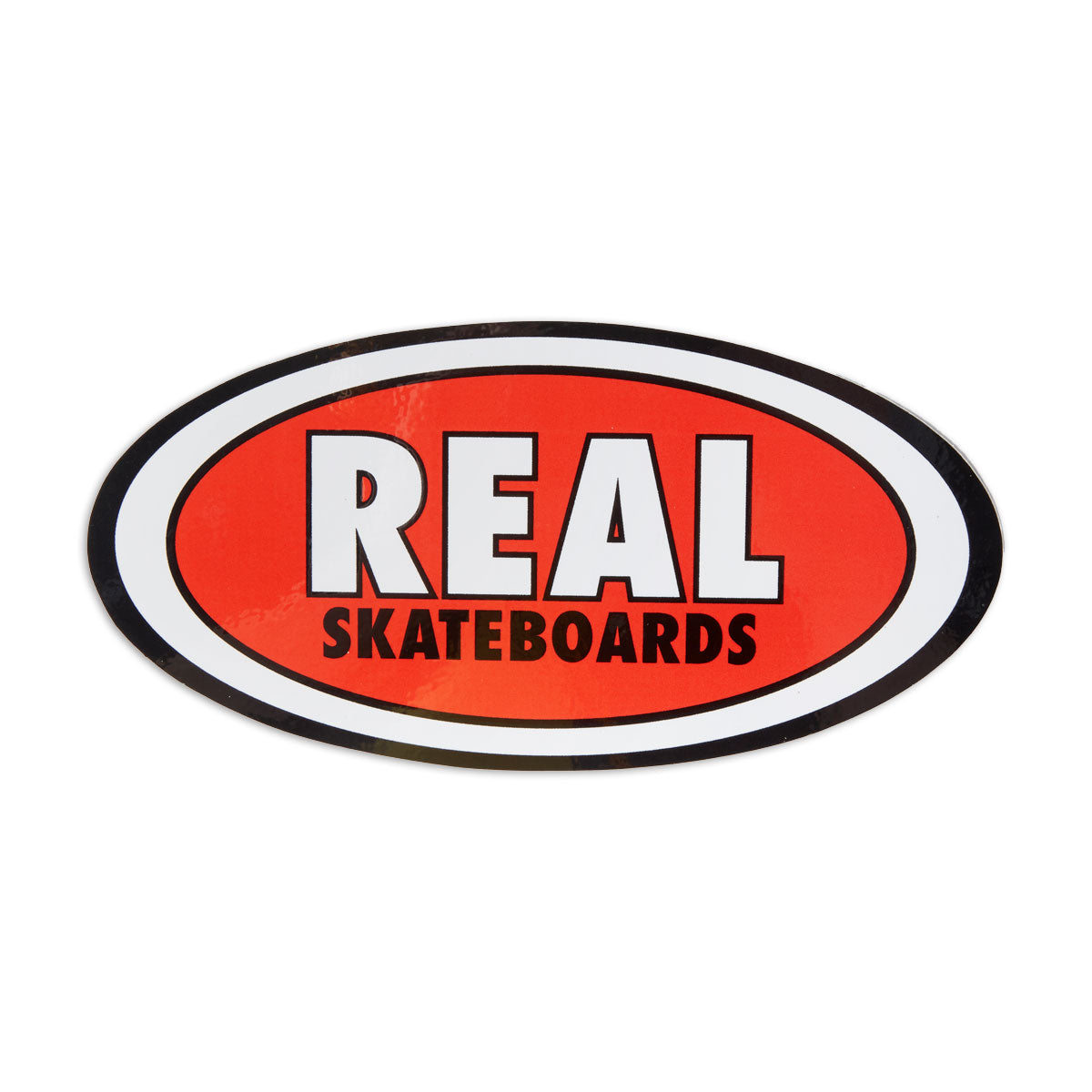 Real Staple Oval MD Sticker - Red image 1