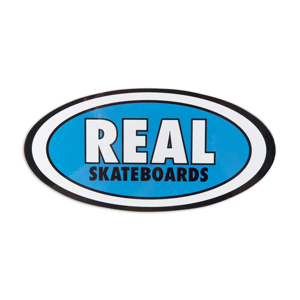 Real Staple Oval MD Sticker - Blue image 1
