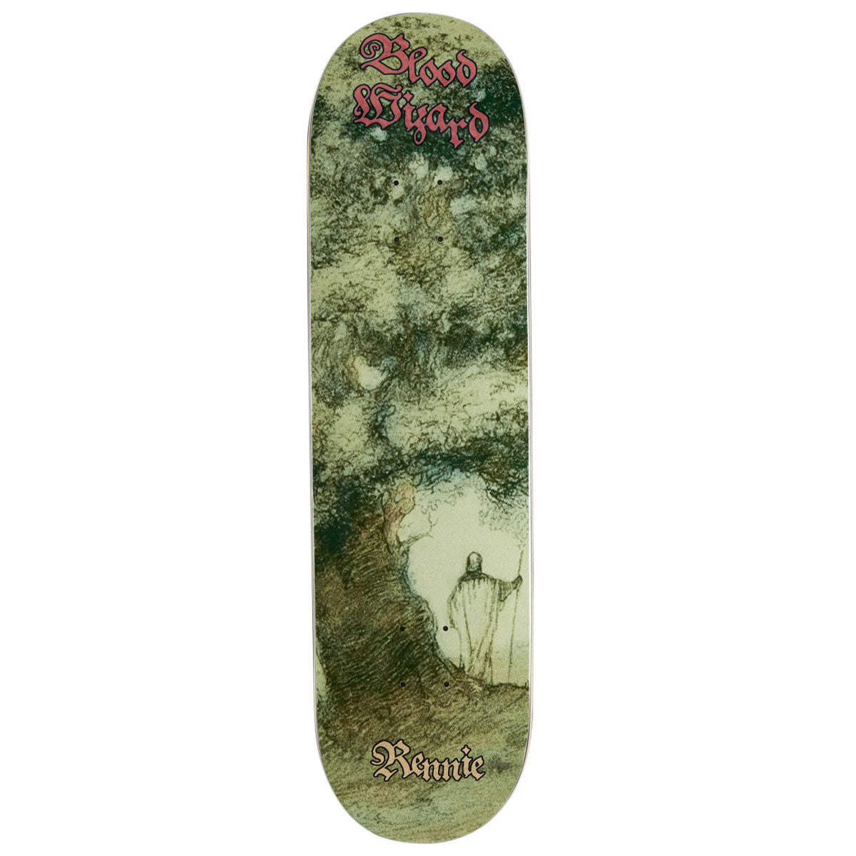 Blood Wizard Stronghold Rennie Adler Skateboard Deck - 8.25