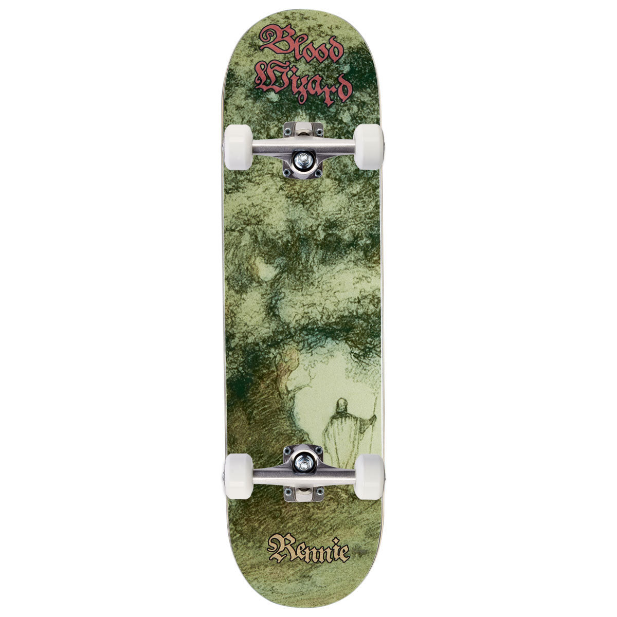 Blood Wizard Stronghold Rennie Adler Skateboard Complete - 8.25