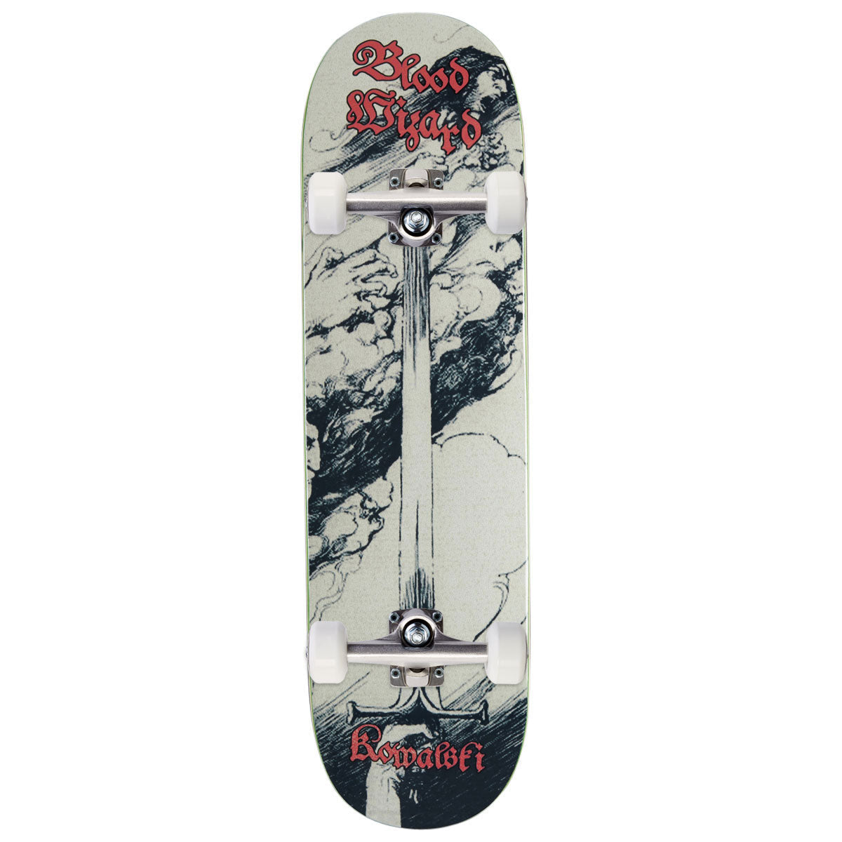 Blood Wizard Stronghold Kowalski Tempest Skateboard Complete - 8.50