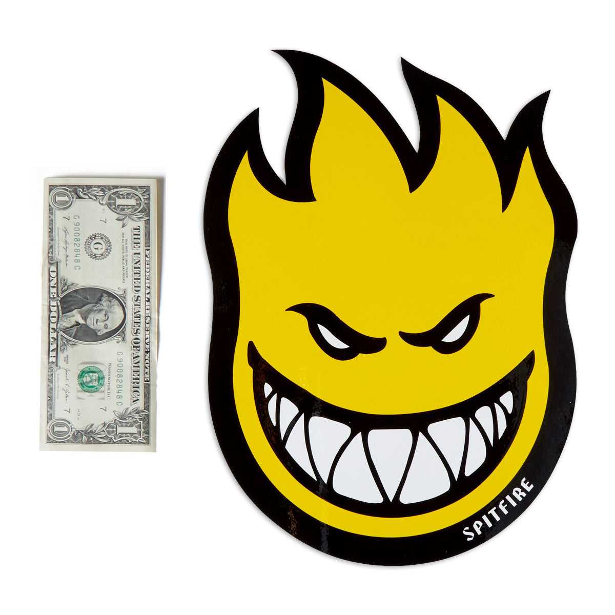 Spitfire Bighead LG Sticker - Yellow image 2