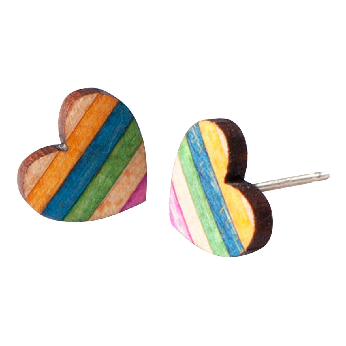 MapleXO Classic Stud Earrings - Heart image 1