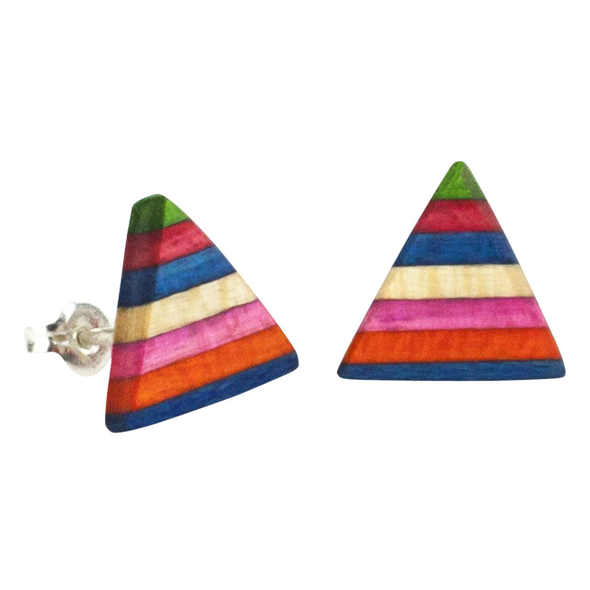 MapleXO Classic Stud Earrings - Pyramid image 2