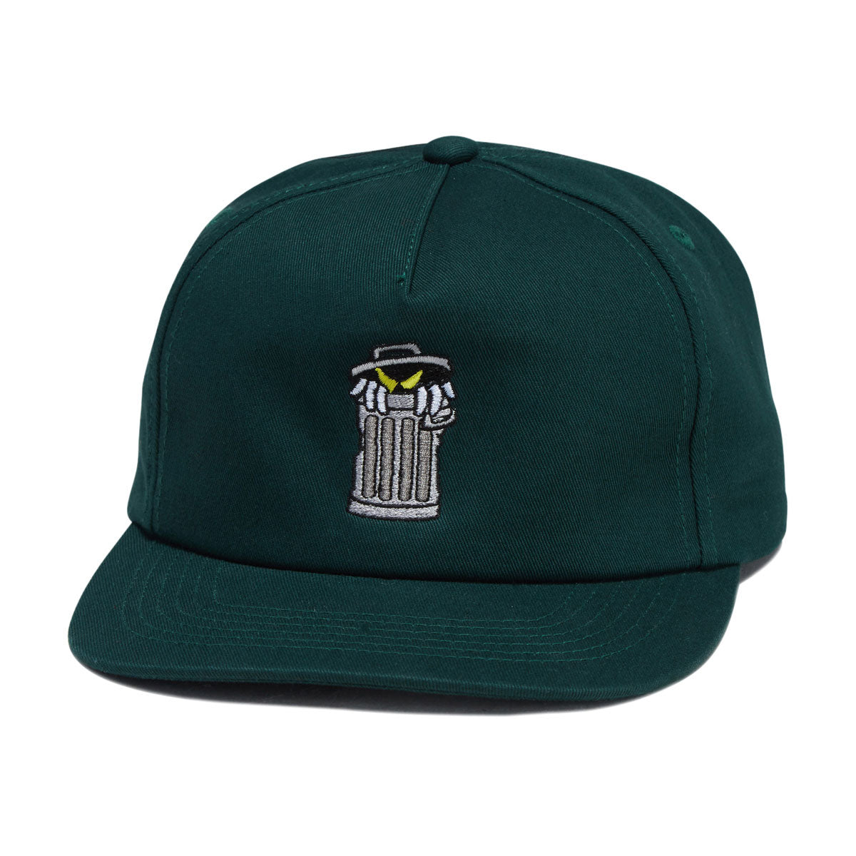SlushCult Trash 5 Panel Hat - Forest Green image 1