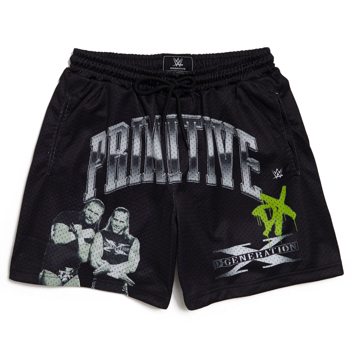 Primitive x WWE DX Mesh Shorts - Black image 1