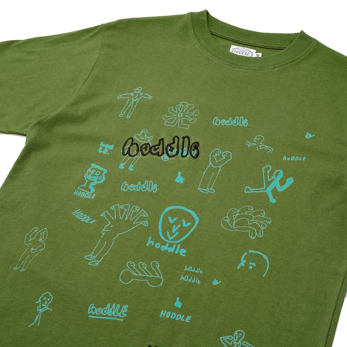 Hoddle Medusa T-Shirt - Olive image 2