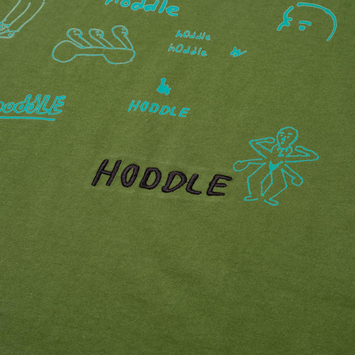 Hoddle Medusa T-Shirt - Olive image 3