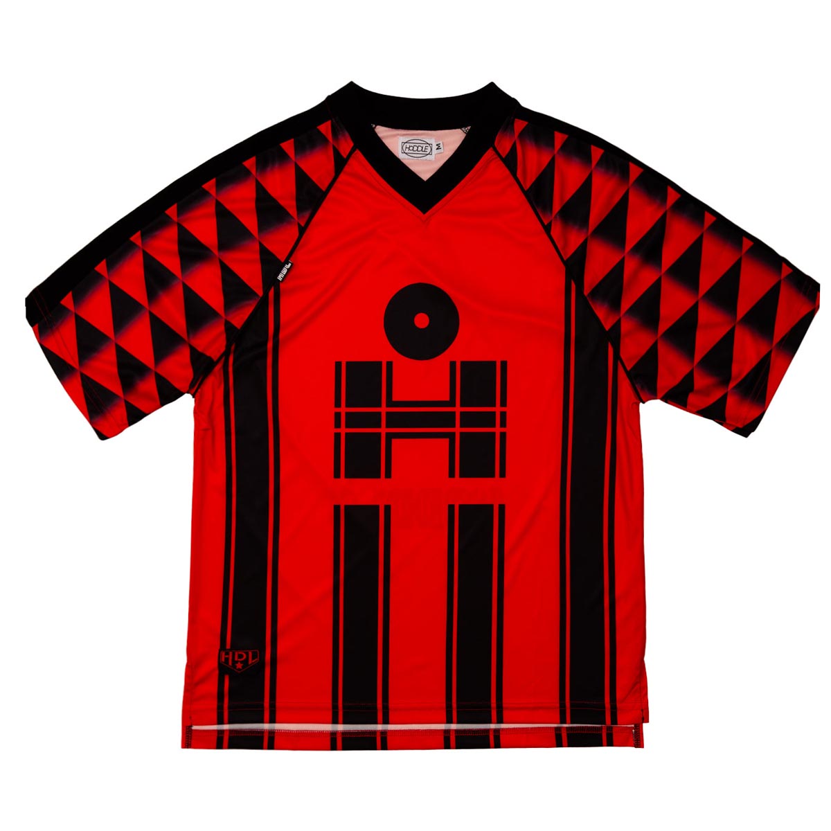 Hoddle Football Jersey - Red/Black image 1