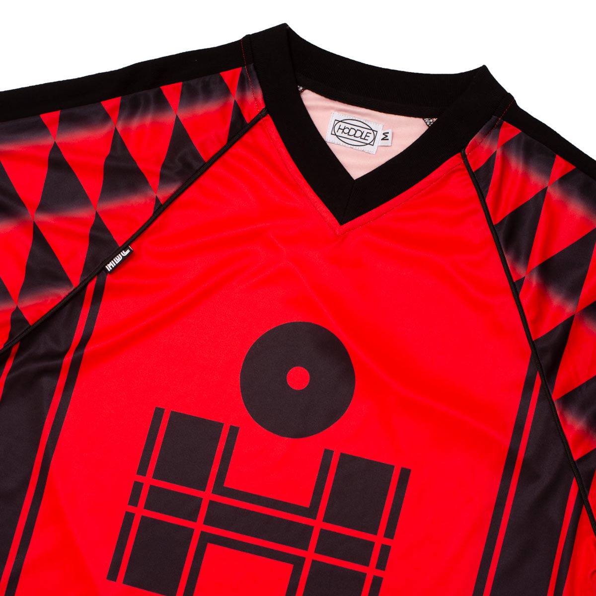 Hoddle Football Jersey - Red/Black image 3