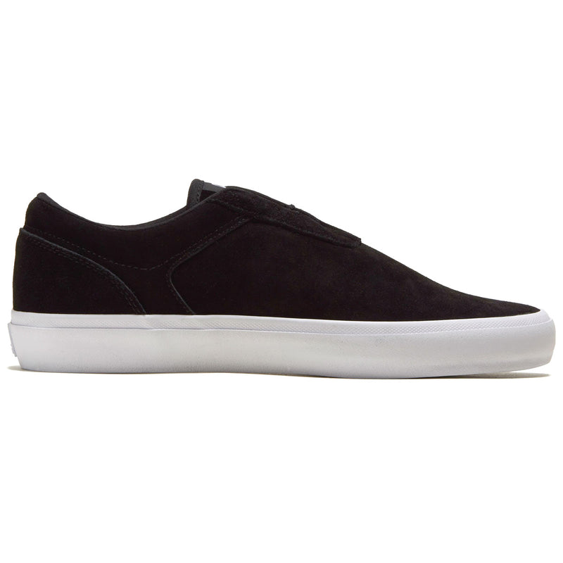 Opus Honey Slip Shoes - Black/White Suede