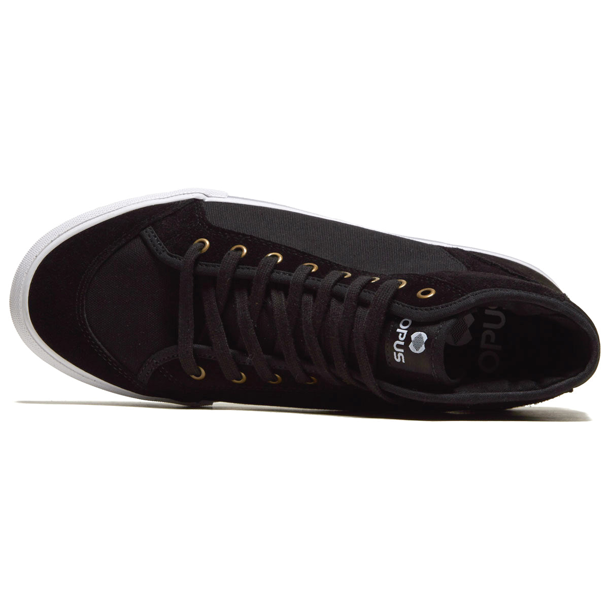 Opus Court Hi Shoes - Black/White – Daddies Board Shop