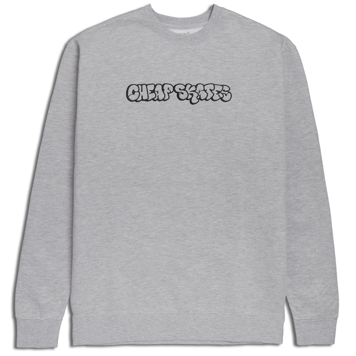 CCS Cheap Skates Tag Heavy Crewneck Sweatshirt - Heather Grey image 1