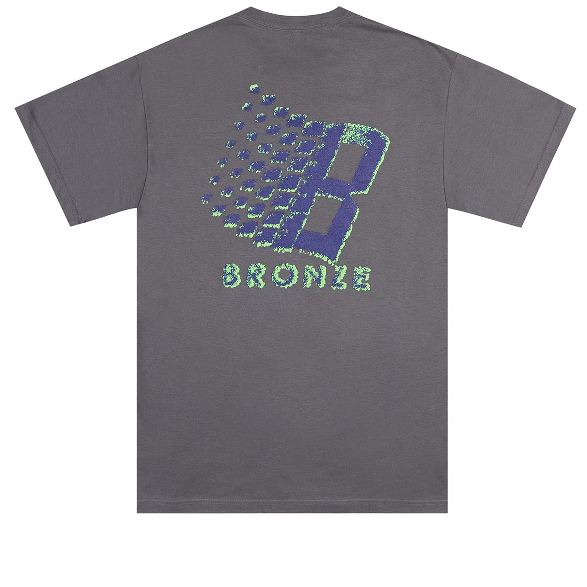 Bronze 56k B Logo T-Shirt - Charcoal image 1
