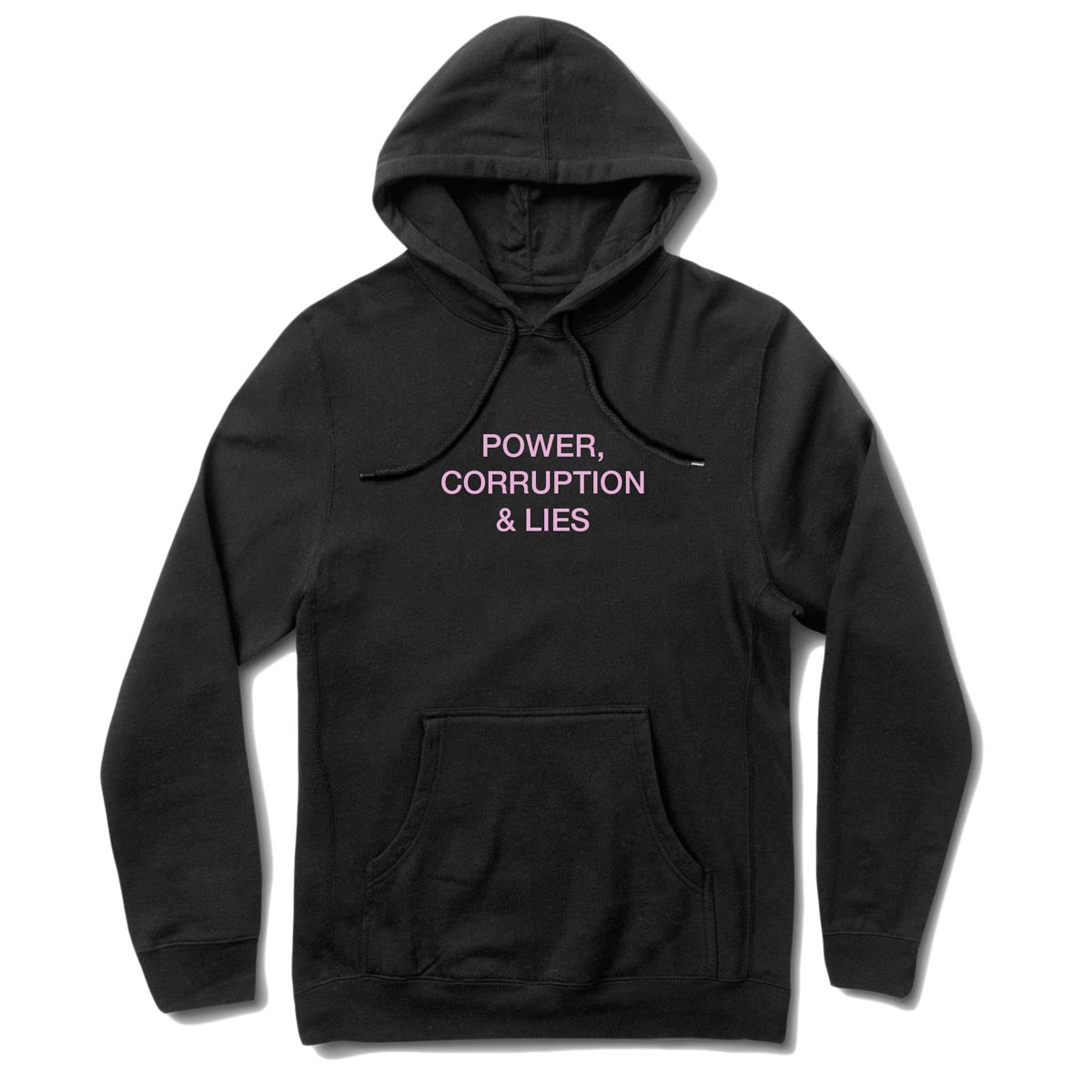 Color Bars x New Order Power Corruption and Lies Hoodie - Black image 1