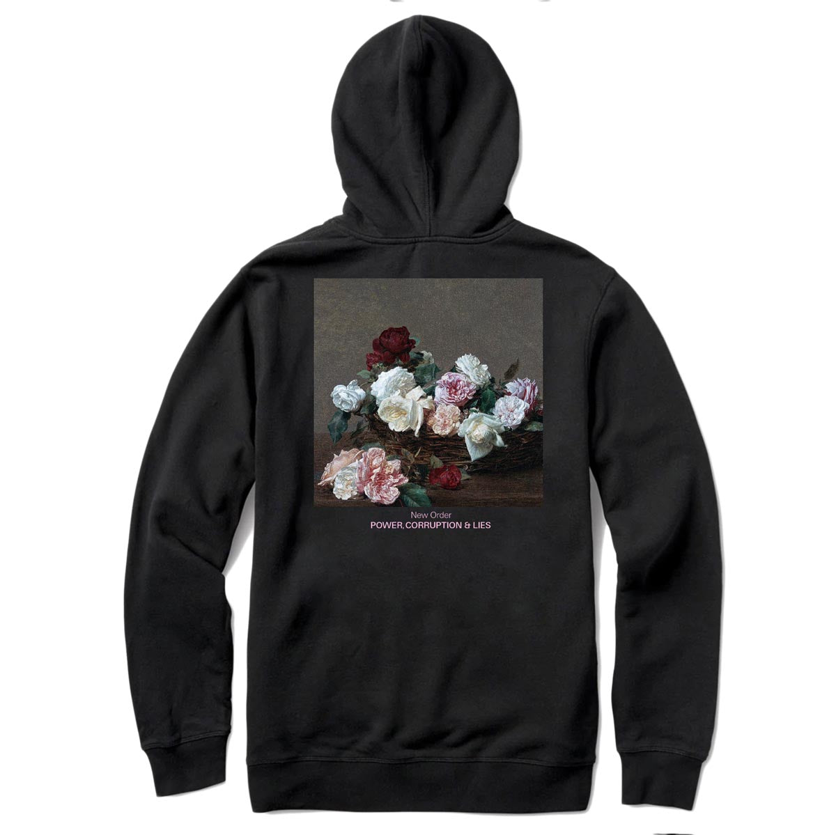 Color Bars x New Order Power Corruption and Lies Hoodie - Black image 2