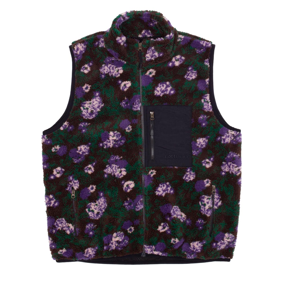 GX1000 Sherpa Vest Jacket - Floral image 1
