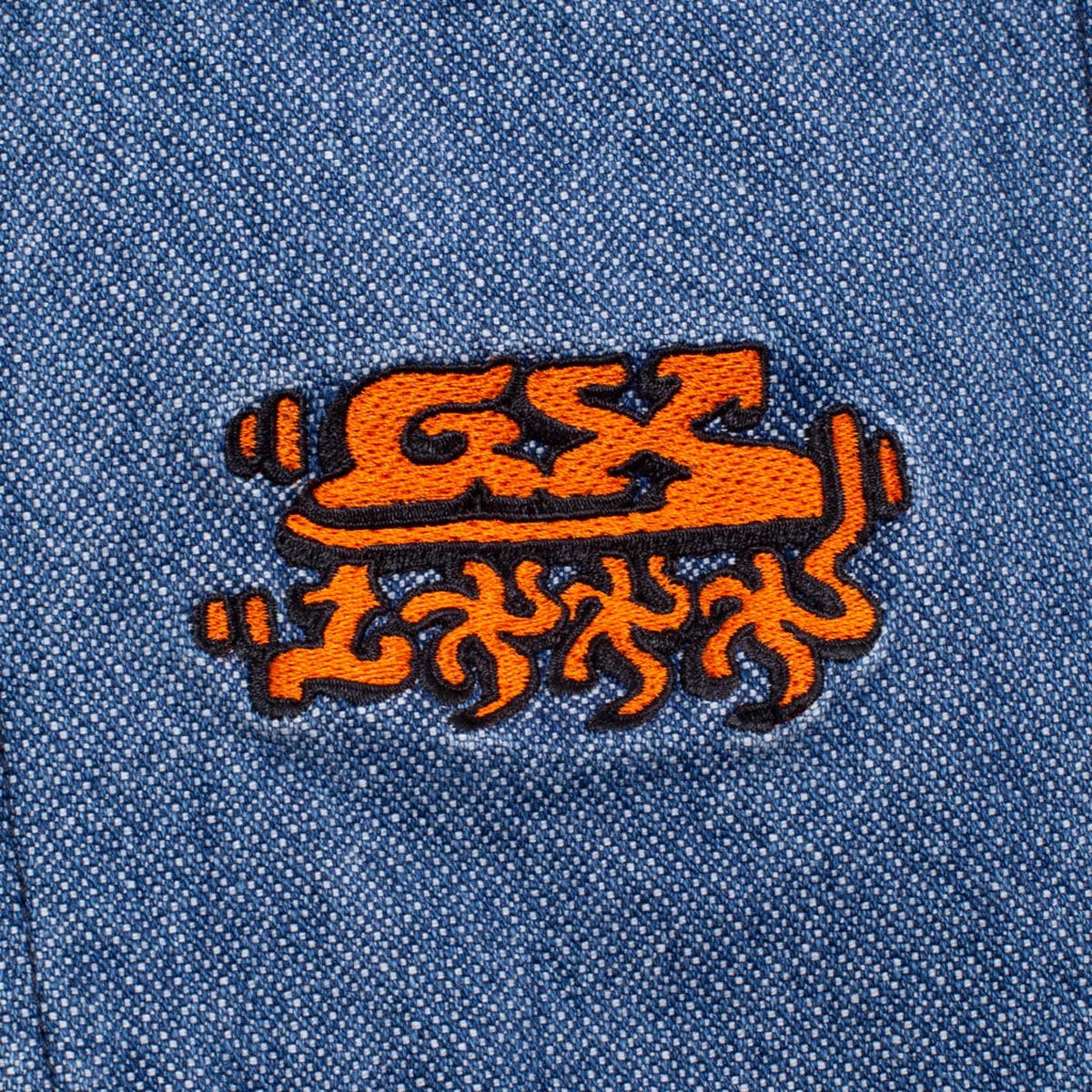 GX1000 Baggy Pants - Washed Blue image 3
