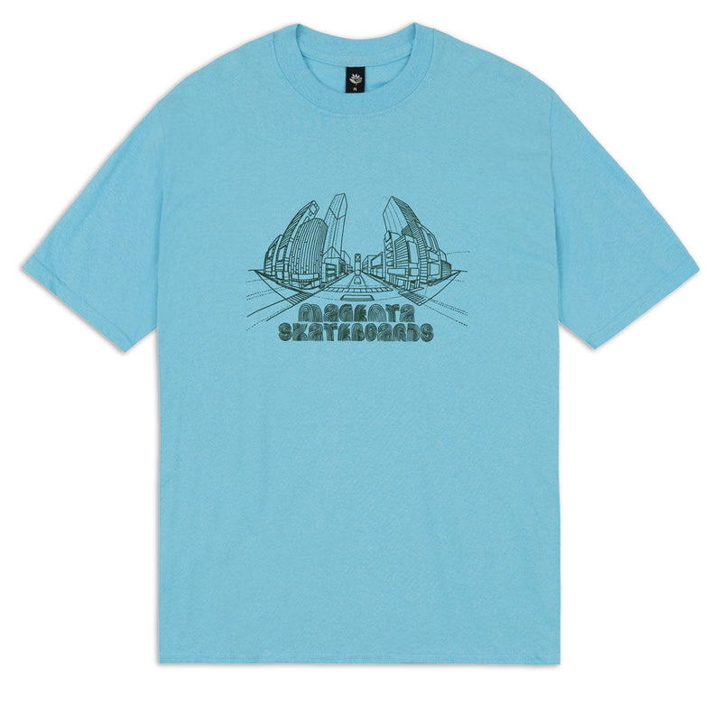 Magenta 3D T-Shirt - Blue
