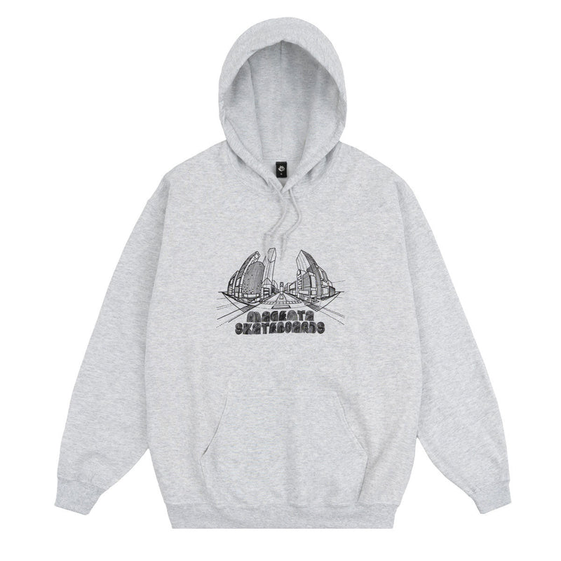 Magenta 3D Hoodie - Ash