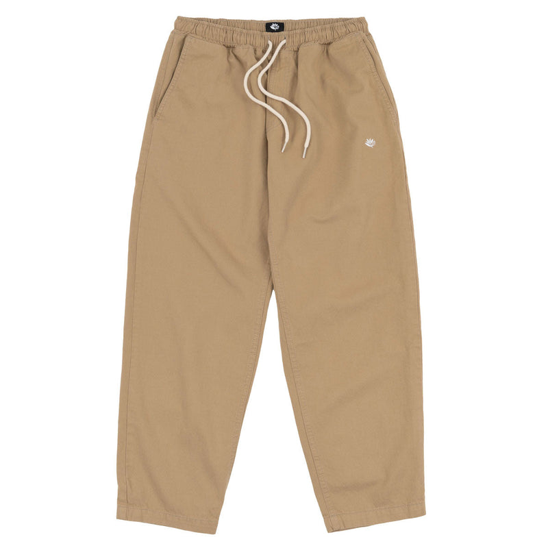 Magenta Slack Pants - Beige