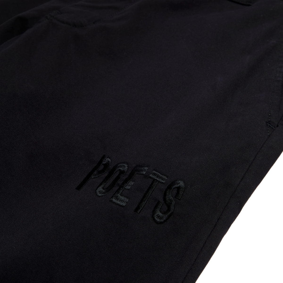 Poets Byrne Embroidered Relaxed Fit Corduroy  Pants - Black image 2