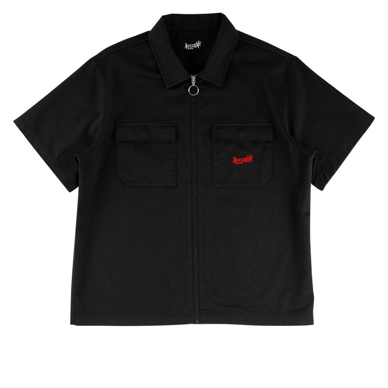 Welcome Fallen Angel Work Shirt - Black