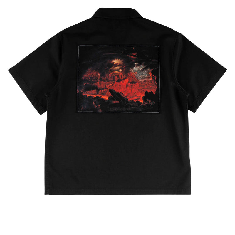 Welcome Fallen Angel Work Shirt - Black