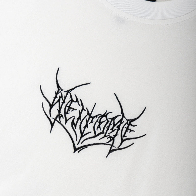 Welcome Splinter Knit Shirt - White