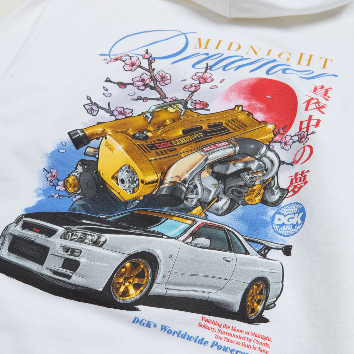 DGK Midnight Dreamer Hoodie - White – Daddies Board Shop