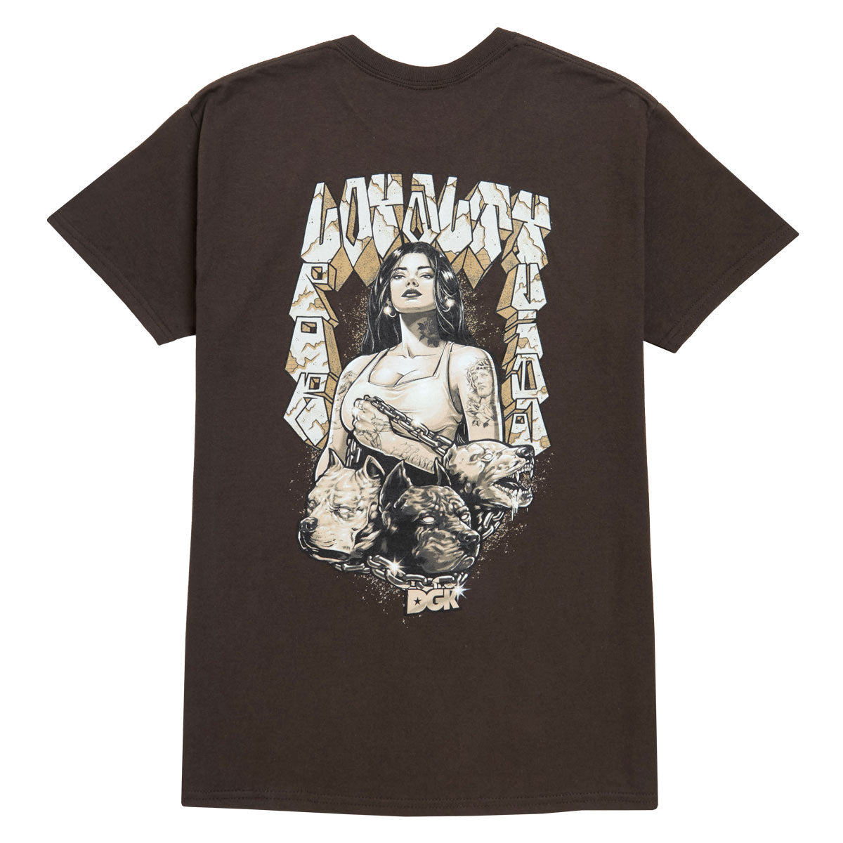 DGK Loyalty T-Shirt - Dark Chocolate image 1