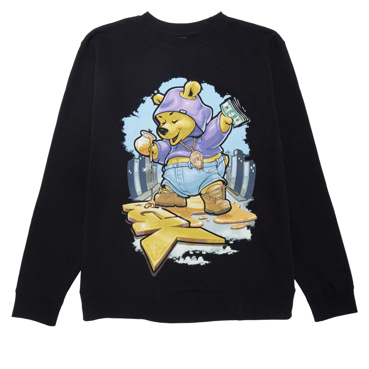 DGK Sugar Bear Sweatshirt - Black – Daddies Board Shop
