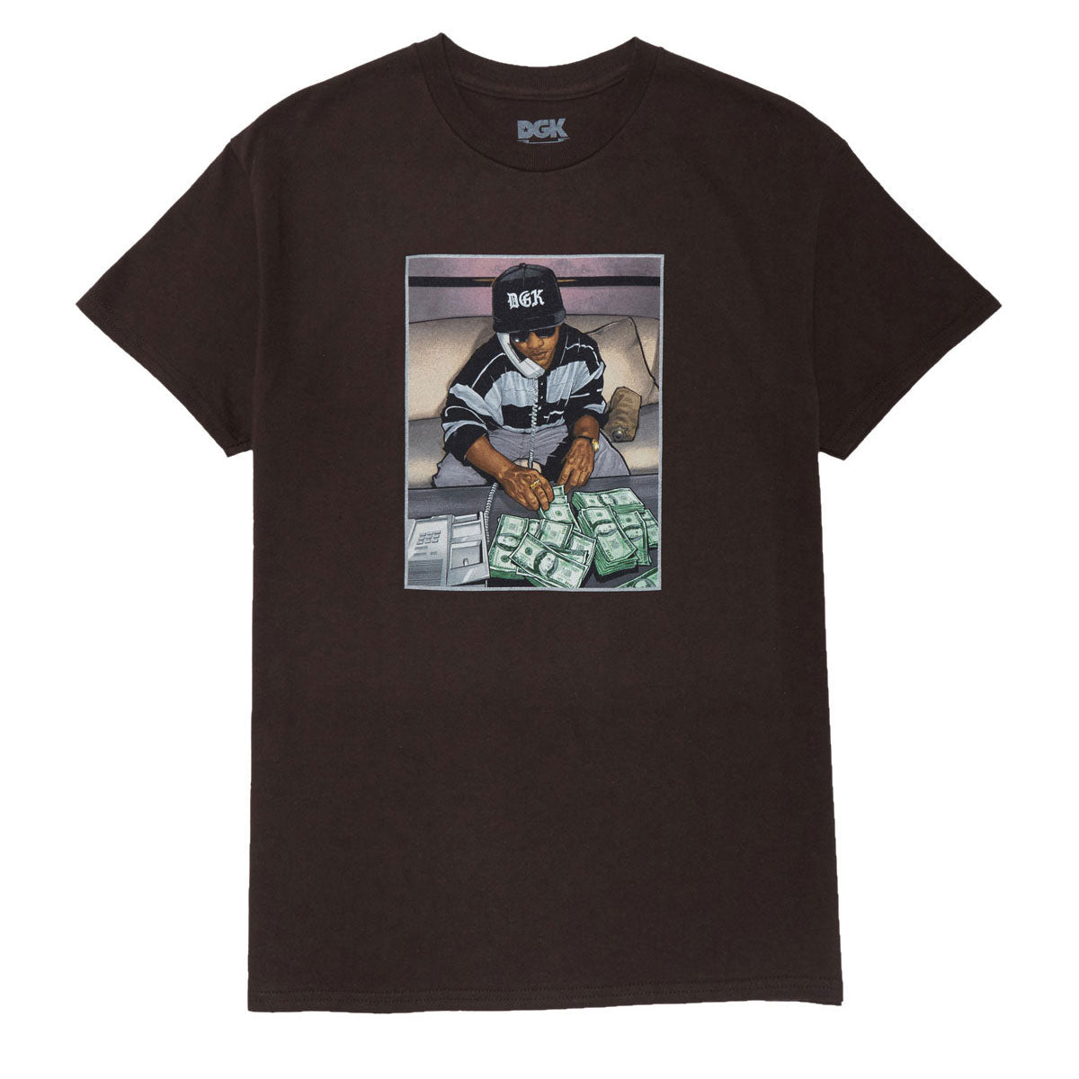 DGK Countdown T-Shirt - Dark Chocolate – Daddies Board Shop
