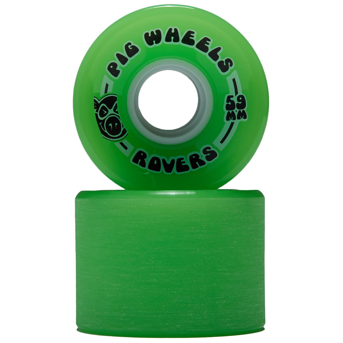 Pig Rover 85a Skateboard Wheels - Green/White Core - 59mm – Daddies ...