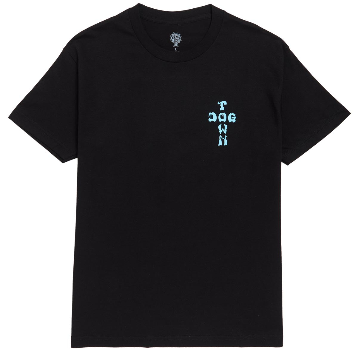Dogtown Cross Logo Color T-Shirt - Black/Blue image 2