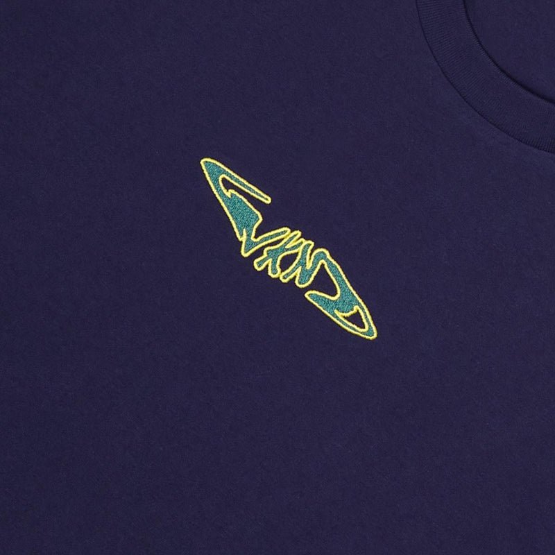 WKND Fishbone T-Shirt - Navy