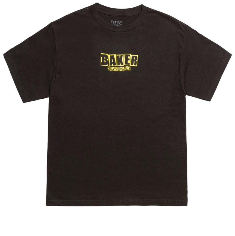 Baker Brand Logo T-Shirt - Black/Yellow