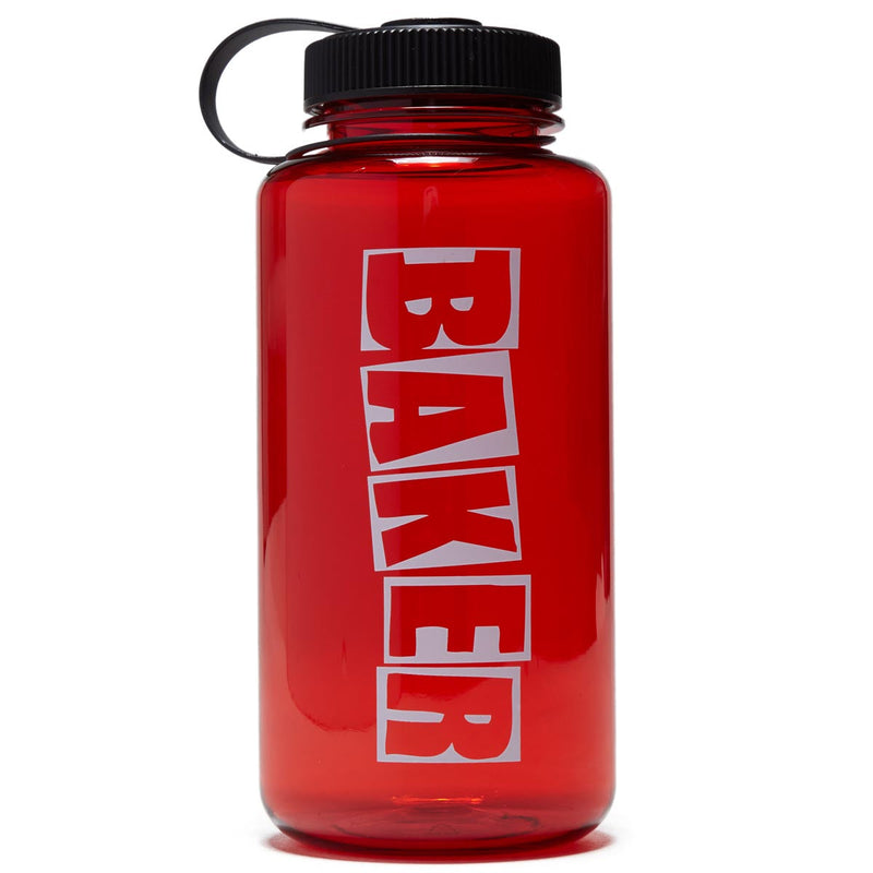 Baker Brand Logo 32oz Water Bottle - Red