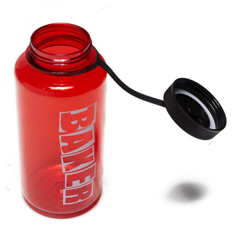 Baker Brand Logo 32oz Water Bottle - Red
